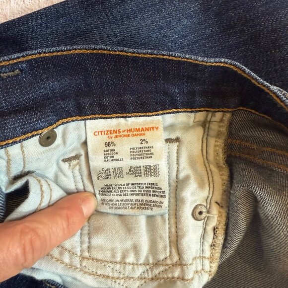 Citizens of Humanity "Ava low rise straight leg" Size 28 - Picture 7 of 11